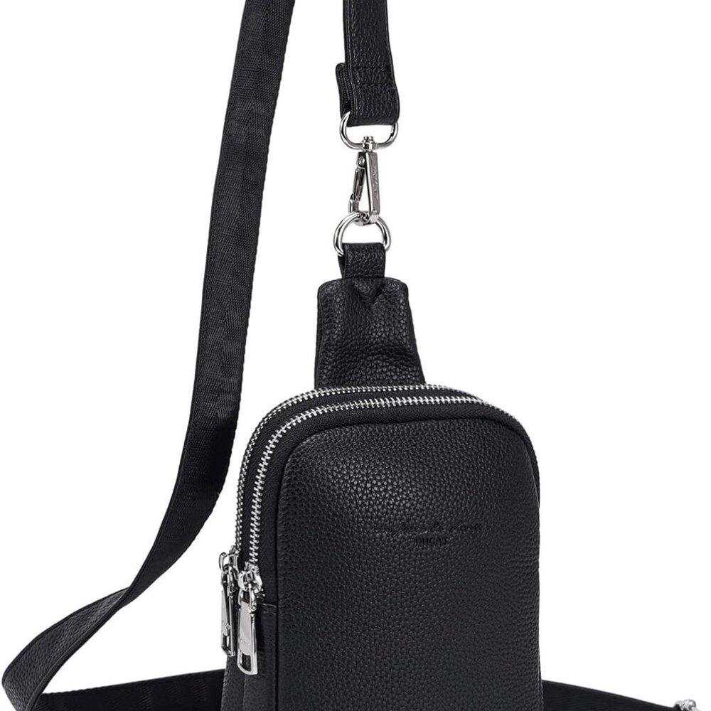 Small Crossbody Sling Bags for Women Vegan Leather Cell Phone Purse Fanny Packs
